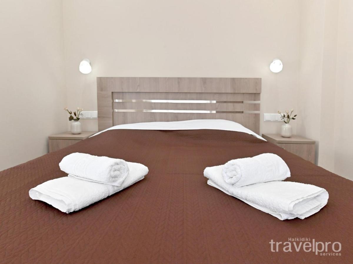 Sabbia Apartments Seafront By Rentalspro Services - Nea Moudania Halkidiki Eksteriør billede