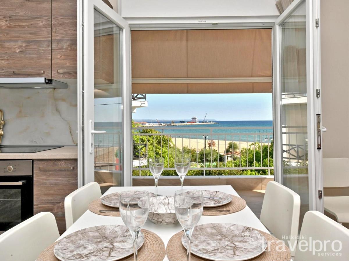 Sabbia Apartments Seafront By Rentalspro Services - Nea Moudania Halkidiki Eksteriør billede