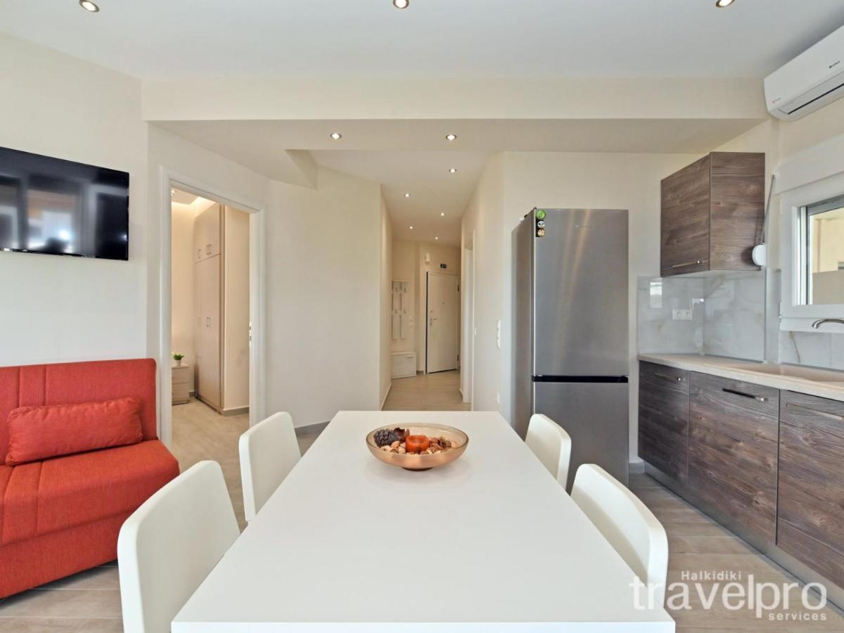 Sabbia Apartments Seafront By Rentalspro Services - Nea Moudania Halkidiki Eksteriør billede